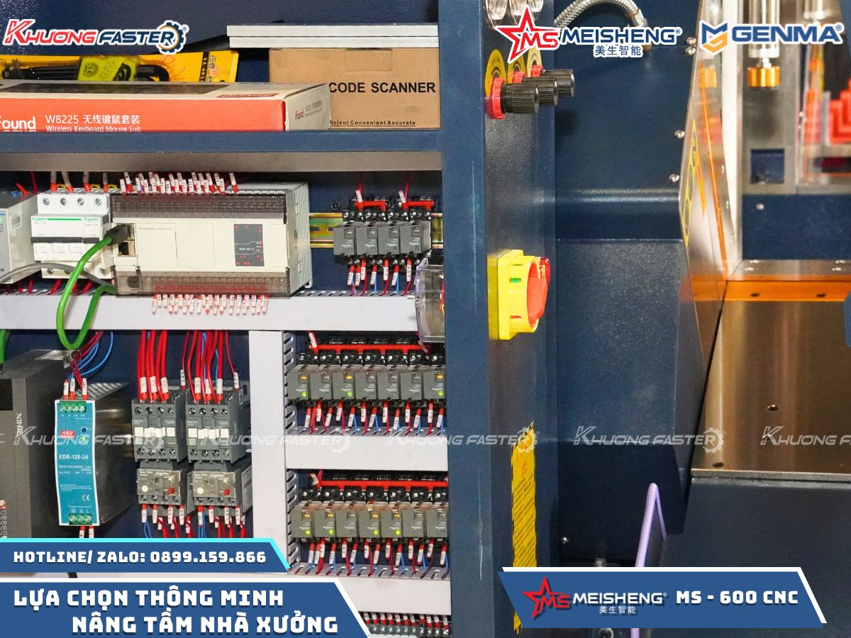 Máy Cắt Nhôm 2 Đầu Meisheng Ms 600 CNC Ngoại Tuyến